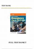 Test Bank for Nancy Caroline's Emergency Care in the Streets Essentials Package 9th Edition | All Chapters