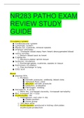 NR283 PATHO EXAM REVIEW STUDY GUIDE