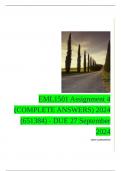 EML1501 Assignment 4 (COMPLETE ANSWERS) 2024 (651384) - DUE 27 September 2024