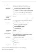 NURSING NSG6005 PHARM 2 QUIZ (GRADED A+)