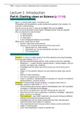 Summary Exploring Humans, ISBN: 9789085062264  Philosophy of Science and Methodology (PSM) for Communication Science Course at the UVA