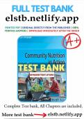 test_bank_for_community_nutrition_in_action_8th_edition_boyle_