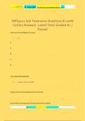 SWS3022 Soil Taxonomy Questions & 100%  Correct Answers- Latest Test | Graded A+ |  Passed