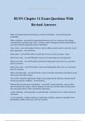 BUSN Chapter 11 Exam Questions With Revised Answers