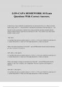 LON-CAPA HOMEWORK 10 Exam Questions With Correct Answers.