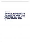 CIV3701 Assignment 2 Semester 2 2024 - DUE 26 September 2024