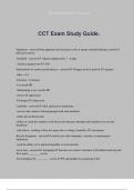 CCT Exam Study Guide.