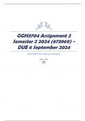 GGH3704 Assignment 2 Semester 2 2024 (673969) - DUE 6 September 2024