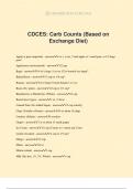 CDCES: Carb Counts (Based on Exchange Diet)