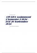 CIV3701 Assignment 2 Semester 2 2024 - DUE 26 September 2024