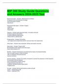 MIP 300 Study Guide Questions and Answers 2024-2025 Test 