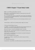 CDEO Chapter 7 Exam Study Guide