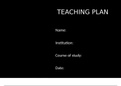 NRS428V week 5 Benchmark – Community Teaching Plan Community Presentation