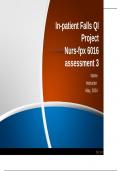 nurs fpx 6016 assessment 3 Data Analysis and Quality Improvement Initiative Proposal