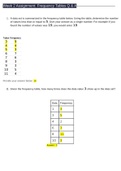 MATH 225N MATHWeek 7 Hypothesis Testing Questions and Answers.