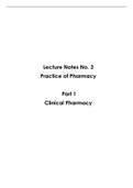 Clinical Pharmacy