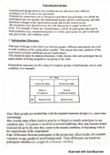 break down of  types of experimental designs in psychological research- Edexcel GCSE 