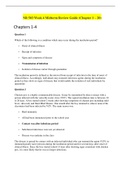 NR 503 Midterm Review Guide (Chapter 1 – 20) - Questions and Answers