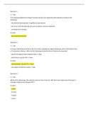 NR 566/ NR566: Advanced Pharmacology for Care of the Family Week 6 Quiz (Latest 2021/2022) Chamberlain College Of Nursing.