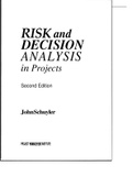 PAD 3003John Schuyler-Risk and Decision Analysis in Projects, 2nd Edition (Cases in project and program mana