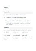 CHEM 121 Final Exam Questions and Answers- Portage Learning