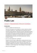 *FLASH SALE*2024/25 UPDATED*1st Class Public Law Notes