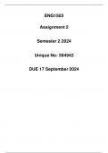 ENG1503 Assignment 2 Due 17 September 2024 (Detailed Answers)