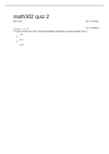 math302 quiz 2 | GRADED A