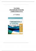 TEST BANK - FUNDAMENTALS OF NURSING 11TH EDITION ( POTTER| PERRY,2024) LATEST EDITION|| ALL CHAPTERS