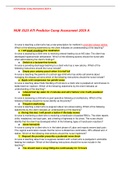 NUR 3525 ATI Predictor Comp Assessment 2019 A Graded A Plus