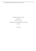 NRS 410V - Benchmark: Approach to Care Cancer.