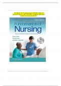 Test Bank for Fundamentals of Nursing 10th Edition by Taylor Chapter 1-47 with NGN complete Questions [Answered] Test Bank 100% Veriﬁed Answers