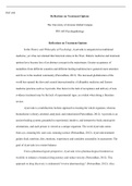 Reflections  on  Treatment  Options  PSY 645   Reflections on Treatment Options  The University of Arizona Global Campus  PSY 645 Psychopathology  Reflections on Treatment Options  In the History and Philosophy of Psychology, Ayurveda is categorized as tr