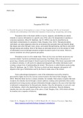 Midterm  exam  perception.docx (1)  PSYC-304  Midterm Exam  Perception PSYC-304  1.  Describe the process of perception as a series of steps, beginning with the environmental stimulus and culminating in the behavioral responses of perceiving, recognizing,