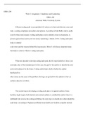 HIMA240  week  1  assignment.docx  HIMA-240  Week 1 Assignment: Compliance and Leadership  HIMA-240  American Public University System  Efficient coding audit is accomplished if it achieves to limit and alleviate errors and risks. a coding compliance proc