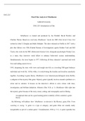 Final  Paper  Assignment  .docx  ENG 225  Final Film Analysis of Mindhunter  Ashford University  ENG 225: Introduction to Film  Mindhunter is created and produced by Joe Penhall, David Fincher, and Charlize Theron. Based on a real story Mindhunter: Inside