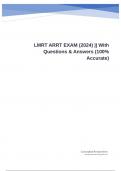 LMRT ARRT EXAM (2024) || With Questions & Answers (100% Accurate)