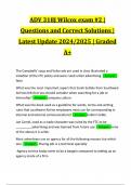 ADV 318J Wilcox exam #2 | Questions and Correct Solutions | Latest Update 2024/2025 | Graded A+