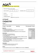 AQA A-level CHEMISTRY Paper 3 QP JUNE 2024