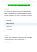 NSG 5003 WEEK 7 KNOWLEDGE CHECK QUIZ / NSG5003 WEEK 7 QUIZ (KNOWLEDGE CHECK) (NEWEST-2021): ADVANCED PATHOPHYSIOLOGY: SOUTH UNIVERSITY |100% VERIFIED AND CORRECT ANSWERS|