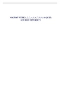 NSG 5003 WEEK 1, 2, 3, 4, 5, 6, 7, 8, 9, 10 KNOWLEDGE CHECK QUIZ / NSG5003 WEEK 1, 2, 3, 4, 5, 6, 7, 8, 9, 10 QUIZ (KNOWLEDGE CHECK) (NEWEST-2021): ADVANCED PATHOPHYSIOLOGY: SOUTH UNIVERSITY |100% VERIFIED AND CORRECT ANSWERS|