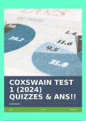 COXSWAIN TEST 1 (2024) QUIZZES & ANS!!