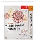 Test Bank for Lewis’s Medical-Surgical Nursing 5th Australian Edition Brown Chapter 01: The importance of nursing Brown: Lewis’s Medical-Surgical Nursing, 5th Edition