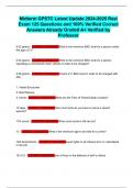 Midterm GPSTC Latest Update 2024-2025 Real Exam 125 Questions and 100% Verified Correct Answers Already Graded A+ Verified by Professor