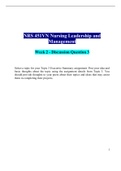 NRS 451VN Topic 2 Discussion Questions 3