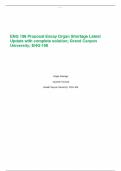  ENG 106 Proposal Essay Organ Shortage Latest Update with complete solution; Grand Canyon University: ENG-106