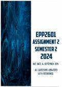 EPP2601 Assignment 2 Semester 2 2024 | Due 16 September 2024