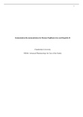 NR566 Advanced Pharmacology for Care of the Family, Immunization Recommendations for Human Papillomavirus and Hepatitis B (answered) latest Summer 20202021