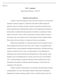 Week  7  Assignment.docx  SCIE 254  Week 7 Assignment  Human Health and Disease “ SCIE 254  Plagiarism and Turnitin.com  Azotemia is retention of nitrogenous wastes in the blood. Creatinine is a waste product of metabolism in muscles, produced at a consta