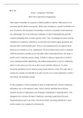 Week  5  Assignment    Final  Paper.docx    MGT 380  Week 5- Assignment: Final Paper   MGT 380: Leadership for Organizations   Many equate "leadership" to a sequence of distinct qualities or features. Others perceive it as possessing specific skills